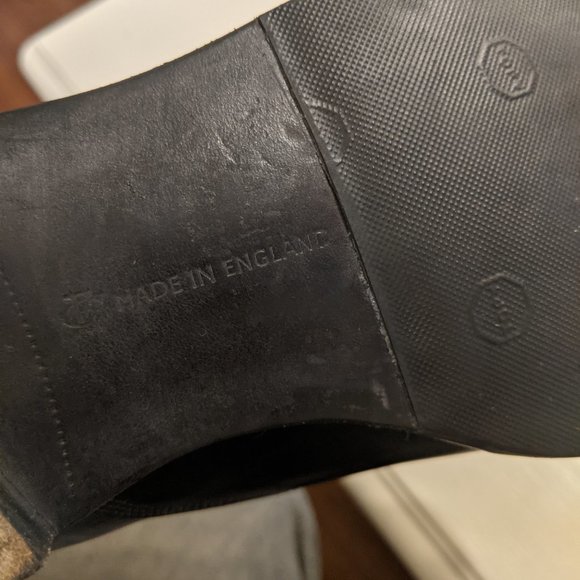 9/9.5 Edward Green Fawsley Black Dress Shoes - Picture 7 of 8